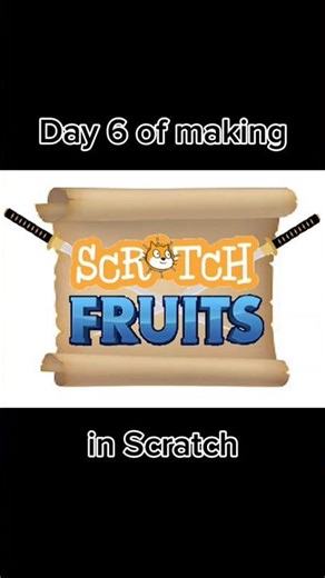 Day 6 Of Making Blox Fruits In Scratch! #coding #scratch #roblox
