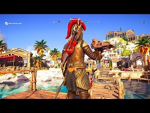 Assassin's Creed Odyssey - Mykonos - Open World Free Roam Gameplay (PC HD) [1080p60FPS]