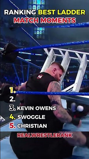 Ranking the Best Ladder Match Moments in WWE 🪜💥 | Insane High-Flying Highlights!#wwe #wrestling