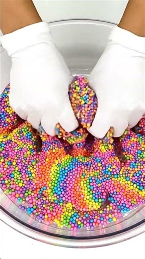 Ultimate Crunchy Floam Slime ASMR 🌈😍