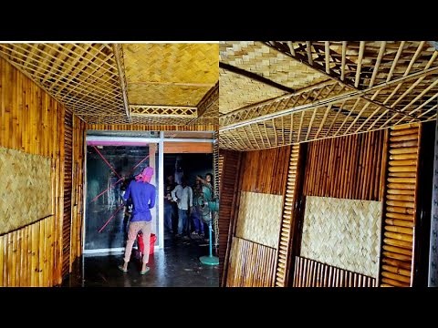 How to Decorate Restaurant in unique design by Bamboo || Wonderful Restaurant Interior