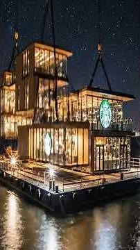 Starbucks Coffee House on the Sea: Full Assembly Time-lapse