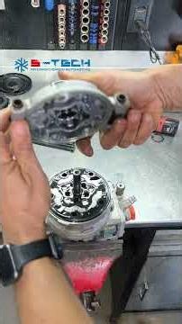 Trocando o selo do compressor DENSO...