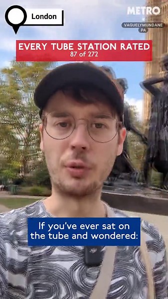 One Londoner's journey across all 272 Tube stops to create ultimate tier list