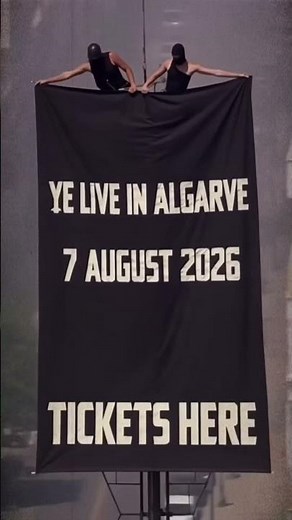 YE LIVE IN PORTUGAL ALGARVE ESTÁDIO ALGARVE 7 AUGUST 2026 #ye #kanyewest #portugal #yetour #algarve