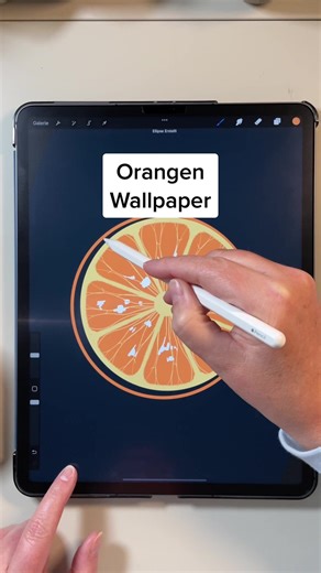 🍊🍊 #fy #malen #zeichnen #procreate #procreatetutorial #orange