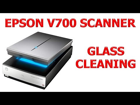 Epson V700 Glass Cleaning. How to Clean Scanner Bed. Milky, Hazy Residue on the Inner Glass Surface