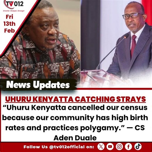 Uhuru Kenyatta Catching Strays