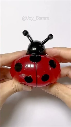 무당벌레 말랑이만들기_Ladybug Squishy DIY with Nano Tape #실리콘테이프