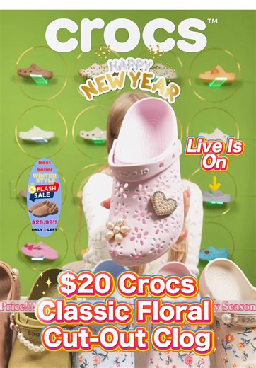 Exclusive $20 Crocs Sale During Our Livestream Event!
