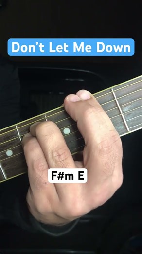 Don’t Let Me Down - Guitar Tutorial (Learn This Easily)