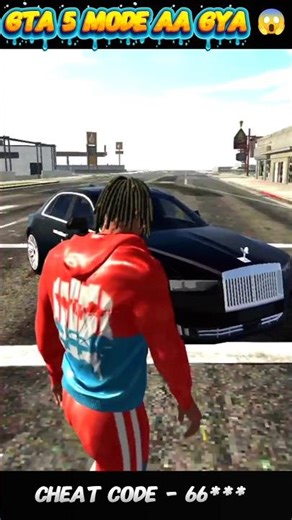 🤑GTA 5 MOD Cheat Code in Indian Bike Driving 3D💯|Gta v mod how to use indian bike driving 3d #shorts