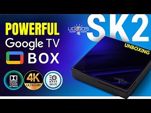 4K Google TV Box Android 12 WIFI 6 Dolby Vision Atmos | UGOOS SK2 | UNBOXING REVIEW