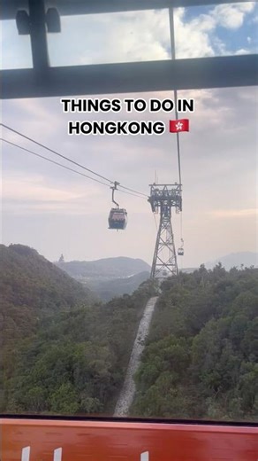 Things to do in Hong Kong 🇭🇰1. Ngong Ping 360 (Cable Car) ✨ Pro-Tip: Book a round-trip ticket!