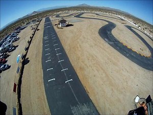 Motorized Bicycle Racing (Grange Raceway; Apple Valley, CA) Aerial Video