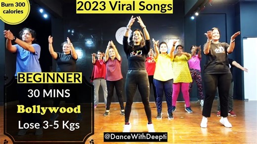 【跟练Deepti】30分钟新手友好舞蹈燃脂训练