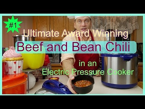 Ultimate Award Winning Beef and Bean Chili Recipe in a Pressure Cooker - Pressure Cooker Chili