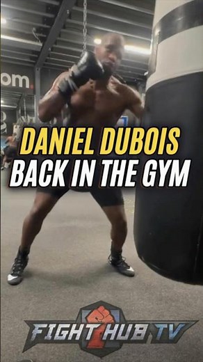 Dubois FIRST LOOK back after Usyk loss SMASHING heavy bag!