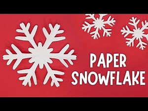 Easy Paper Snowflake Tutorial
