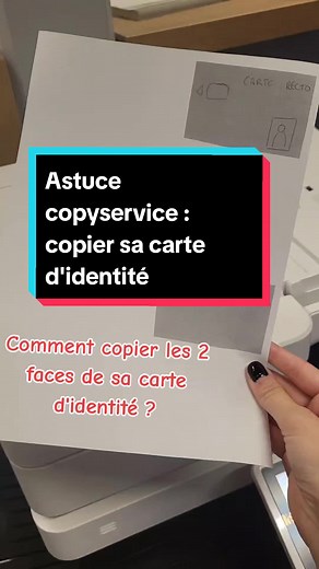 Copier sa carte d'identité en 2 faces sur 1 feuille