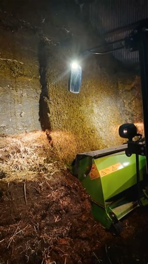 working the silage pit face #farming #agriculture #arimagery