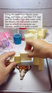 Part 1: Craft your own molds! 🖌️✨ Part 2 is coming soon—don’t miss it! #DIY #craft #epoxy #resinartist | LittleLee and Rose