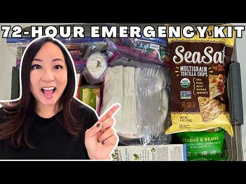 72-Hour Emergency Kit (food) | with Vegan and Nut-Free ideas