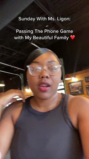 Sunday With Ms. Ligon: Passing The Phone Game with My Beautiful Family ❤️