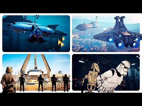 All Map Intro and Ending Scenes in Star Wars Battlefront 2 Supremacy