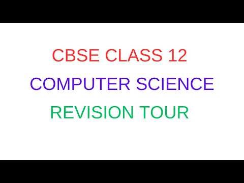 CBSE CLASS 12 COMPUTER SCIENCE | PYTHON REVISION TOUR COMPLETE RECAP | #CBSE #CLASS12CS #boardexam