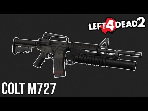 Colt M727 in - Left 4 Dead 2 - Desert Rifle Mod in Action