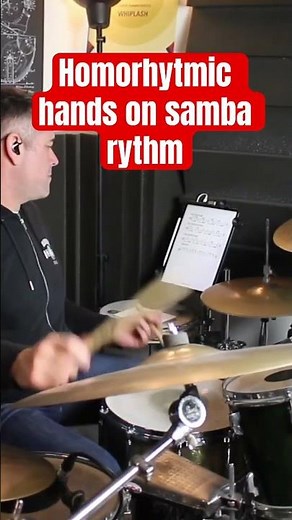 🎵 Homorhythmic Hands on Samba Rhythm 🥁 #drums #sambadrumming #sambarythm