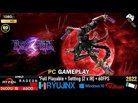 Bayonetta 3 PC Gameplay | RYUJINX | Full Playable | Switch Emulator | 1080p60FPS | 2022 Updated