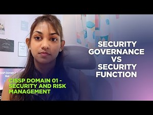 CISSP Domain 1 Explained: Security Governance vs Security Functions