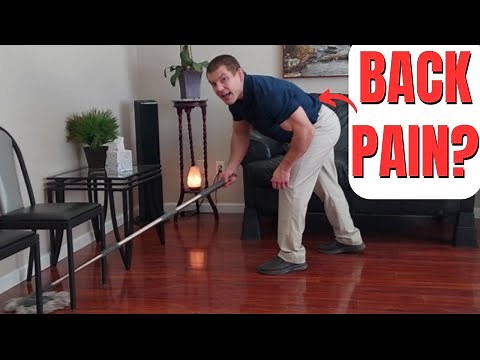 Back Pain When Mopping, Sweeping, or Vacuuming? 2 Easy Tips for Relief