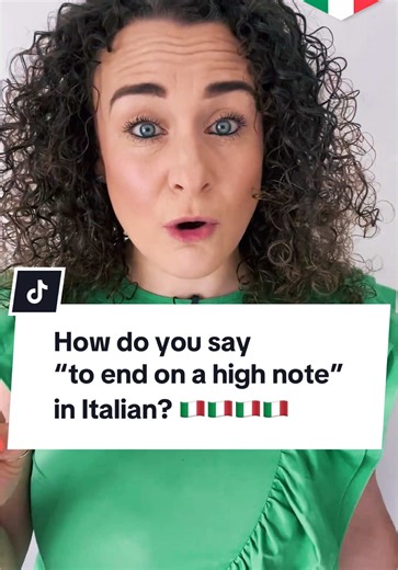 How do you say “to end on a high note” in Italian? Andiamo! In Italian, you say: chiudere in bellezza – literally, “to close in beauty” But in everyday Italian, it means: To finish strong To end on a high note To wrap things up in style Example: 👩: “Abbiamo finito la cena con un tiramisù fatto in casa.” 👀 You: Eh sì, avete proprio chiuso in bellezza! (Now that’s ending on a high note!) You’re basically saying: You saved the best for last — respect! This expression comes from classical rhetoric