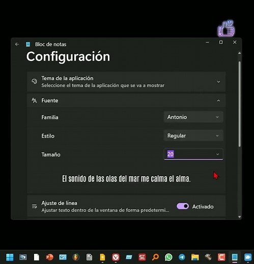 Cómo poner letra negrita en bloc de notas de Windows 11