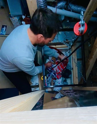 DIY Attic Lift