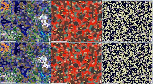 Seed maps load significantly faster (~35% overworld, ~60% nether, ~80% End on a typical machine with default settings). Also recently tweaked Grove/Jagged Peaks colors and added custom world border support.