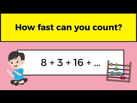 How fast can you count? 🧠