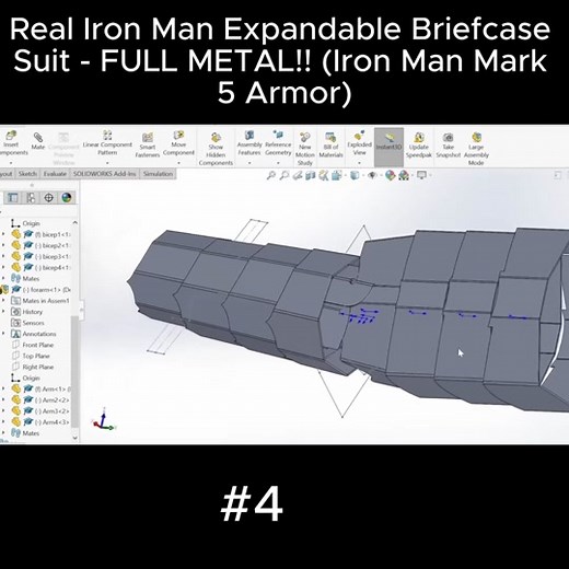 Real Iron Man Expandable Briefcase Suit - FULL METAL!! (Iron Man Mark 5 Armor) #4