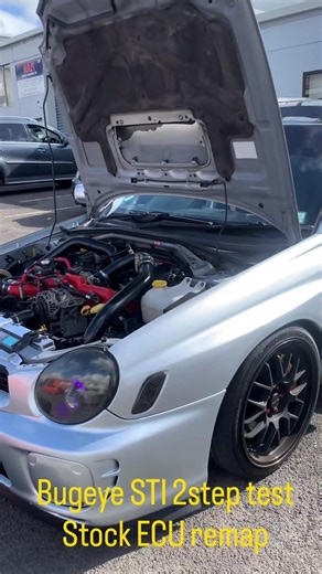 Bugeye sti 2step on stock ecu