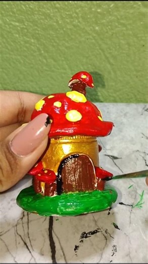 Amazing DIY Mushroom House From Clay 🍄😍 | Mini Craft