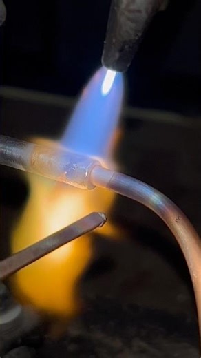 How to Brazing Discharge Tube #youtubeshorts #shorts #brazing