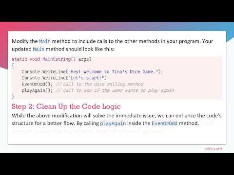 How to Ensure Your C# Program Proceeds to the Next Method