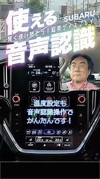 [4K] Air conditioner temperature setting trick! Voice recognition control. Works on all Subaru ve...