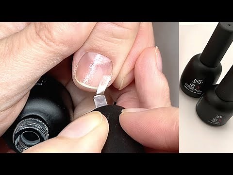 IBX NAIL TREATMENT and REALISTIC RESULTS [WATCH ME WORK/ NO AUDIO/ JUST MUSIC]