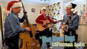71K views · 784 reactions | Bopflix Films Christmas session with rockabilly trio - The Blue Moon Boys (UK) - playing own track 'Christmas Spirit' (an original song by Little Dave). Filmed in Bournemouth, UK (2019). Also featured on Rockabilly Radio. | Bopflix Films | Facebook