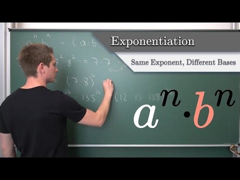 Exponentiation #5 - Same Exponents, Different Base An Easy Guide for Beginners! a^n * b^n=ab^n