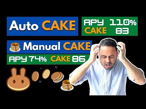 Pancakeswap Auto CAKE vs Manual CAKE Staking | Farms vs Auto compound pools | Crypto Defi Staking